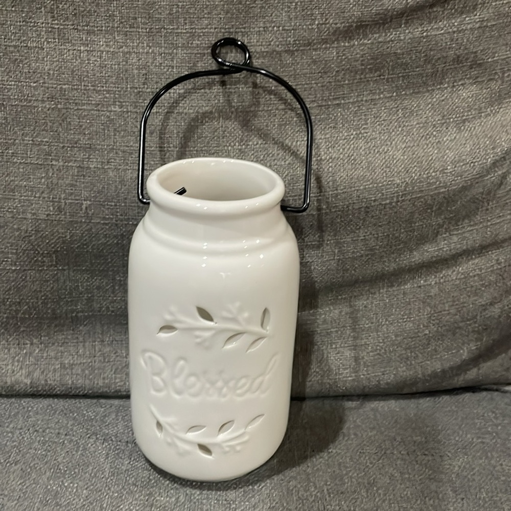 Blessed Ceramic Lantern White Walmart